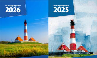 Titelbild des Bildungsprogramms 2025 und 2026