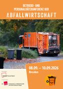 Flyer-Titelbild der Betriebs- und Personalrätekonferenz der Abfallwirtschaft 2026
