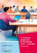 Flyer-Titelbild der 12. Fachtagung Arbeitsrecht für Personalräte 2026