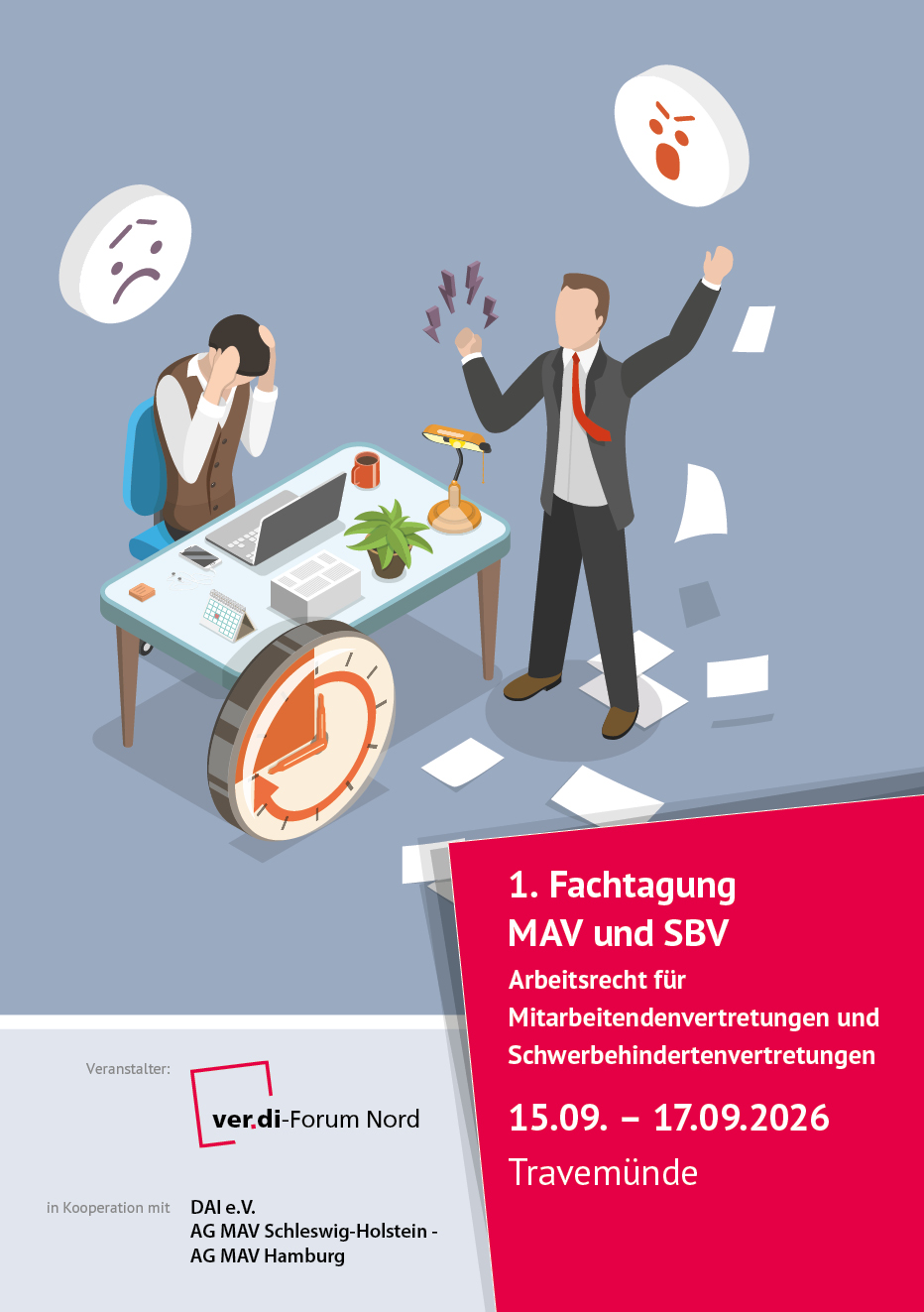 Flyer-Titelbild der 1. Fachtagung MAV und SBV 2026